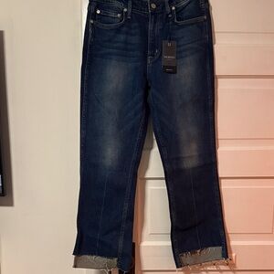 Blue Cropped Women's Jeans